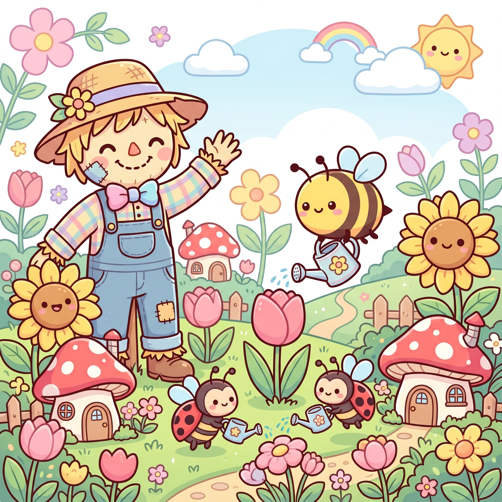  Garden Coloring Pages