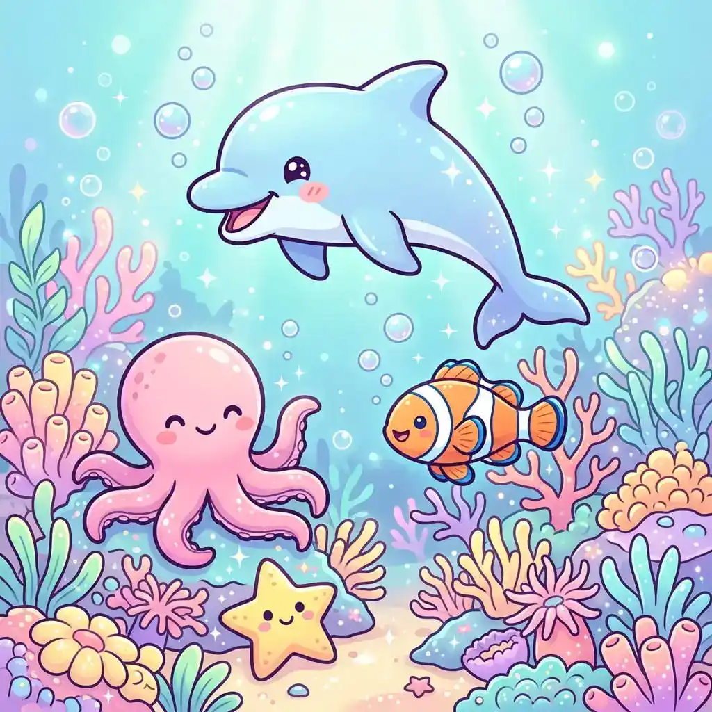 Sea Animals Coloring Pages